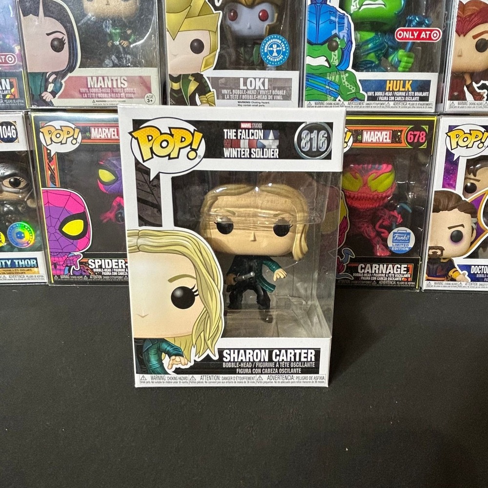 Funko Pop Marvel Sharon Carter 816 Falcon and the Winter Soldier Vinyl Figure